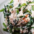 yuzuだるま's cooksnap of when they made レンジ ほうれん草 白和え 絹ごし豆腐.