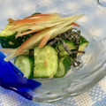☆さぶ☆☆'s cooksnap of when they made ＊冷菜！茗荷ときゅうりのごま塩昆布＊.
