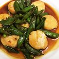 クックMQO5SL☆'s cooksnap of when they made ホタテとスナップエンドウのバター焼き.