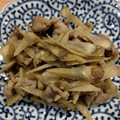 agak's cooksnap of when they made 豚肉とごぼうのバタポン炒め.