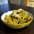 A子／平日のおやつ's cooksnap of when they made ふきと油揚げのこっくり炒め煮.