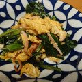 mayumama0624's cooksnap of when they made ほうれん草と卵のｵｲﾏﾖ炒め.