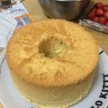 うしごめまま's cooksnap of when they made プレーンなシフォンケーキ.