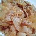 しもつ's cooksnap of when they made 簡単！大根と豚バラのピリ辛味噌炒め.