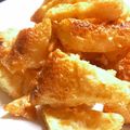 dazet's cooksnap of when they made 簡単おやつ☆キャラメル味の油揚げラスク.