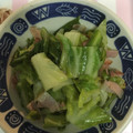 Iilyblo's cooksnap of when they made キャベツとベーコンとネギの炒めもの.