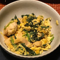 クック19WAQF☆'s cooksnap of when they made 鶏むねとほうれん草の卵バター炒め☆.
