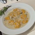あちゃむ✩'s cooksnap of when they made かぼちゃのニョッキ。豆乳クリームソース.