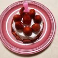 yukari527's cooksnap of when they made 超簡単！1歳のバースデーケーキ！.