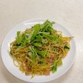 クックYFJ12N☆'s cooksnap of when they made ベーコンと水菜のパスタ.