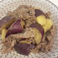yumiitan's cooksnap of when they made レシピ本掲載＊サツマイモのバター肉じゃが.