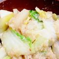 jukeee's cooksnap of when they made 豚と白菜の新玉煮込み.