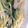 さぶる's cooksnap of when they made クリームパスタ★簡単★.