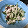 ほかままん's cooksnap of when they made ササミときゅうりの梅肉サラダ.