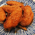 虹色フラガール's cooksnap of when they made 超簡単激ウマ！手羽先の甘辛揚げ！ハマるよ.