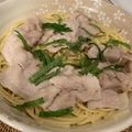 月の影と海's cooksnap of when they made 簡単☆ごま香る和風豚しゃぶパスタ.