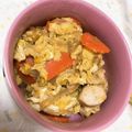 クックCDD050☆'s cooksnap of when they made 超簡単☆トロうま！基本のねぎ玉親子丼♫.
