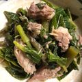 紅緒ちゃん's cooksnap of when they made あっさり♩明日葉（アシタバ）のサバ缶和え.
