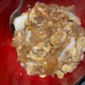 0u0yuchan's cooksnap of when they made 簡単＆節約ランチ★天かすの玉子丼.