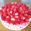 クック7QR7S4☆'s cooksnap of when they made 華やか！苺たっぷり♪レアチーズケーキ！.