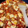 とりまる◎'s cooksnap of when they made 【辛い！旨い！】本格四川風麻婆豆腐.