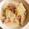 tya❁﻿﻿cha's cooksnap of when they made 白菜とえのきのクリーム味噌煮.