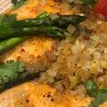 mizpa's cooksnap of when they made エスニックな鮭ムニエル☆.