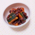 まあまま☆0403's cooksnap of when they made レンジで簡単^^南瓜と小豆缶のいとこ煮.