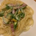 クックM2ER6B☆'s cooksnap of when they made 夏！サーモンと塩レモンのクリームパスタ.