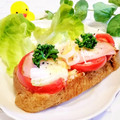 ももちゃんのれしぴ's cooksnap of when they made 新タマネギ&トマトのピザトースト.