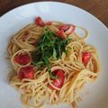 クックT0JIN9☆'s cooksnap of when they made 大葉トマトツナの冷製パスタ.