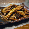 inyako's cooksnap of when they made 牛肉ごぼうとたけのこの山椒煮.
