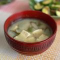 ちゃぴ♥'s cooksnap of when they made ごぼうとしいたけと豆腐の味噌汁.