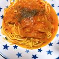 ぷーしん527's cooksnap of when they made 旦那作！絶品☆ツナのトマトクリームスパ☆.