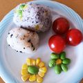 料理見習い隊's cooksnap of when they made 枝豆とこーんでお花♡.