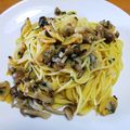 asasa017's cooksnap of when they made アサリと青しそのパスタ♪.