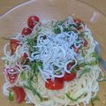 クックENZCGC☆'s cooksnap of when they made トマトとしらすのイタリアンそうめん。.