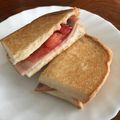 Ruriluru's cooksnap of when they made 近所の喫茶店の《ホットサンド》.