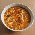 ラリー＆サラ's cooksnap of when they made あんかけかき玉辛ラーメン♪.