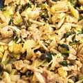 himawariゆー's cooksnap of when they made 簡単に♪豚肉と小松菜の卵とじ炒め.