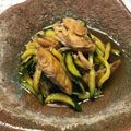 Etsu☆ko's cooksnap of when they made あじの開き開で、簡単夏メニュー.