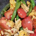 へちまもこ's cooksnap of when they made 夏野菜❣トマト&オクラの卵炒め.