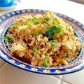 みぃすけママちゃん's cooksnap of when they made 牛肉とレタスの炒飯.