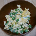 よぉぎゅると's cooksnap of when they made えんどう豆の卵とじ.