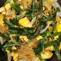 まーちゃんママ８６'s cooksnap of when they made 春雨のニラ玉中華風炒め.