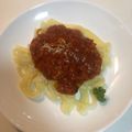 ラクラクダ's cooksnap of when they made 作り置きのミートソースでいつでもパスタ♪.