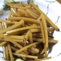 森のエナガ's cooksnap of when they made 春の味覚を簡単に味わうきゃらぶき.