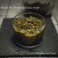 inyako's cooksnap of when they made 大葉でジェノベーゼソース♪.