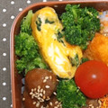 クックM67KM5☆'s cooksnap of when they made ほうれん草とチーズの卵焼き.