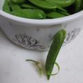 ももちゃんmo's cooksnap of when they made 知らなきゃ損！さやえんどうのスジ取り.